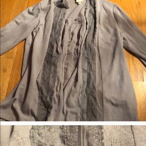 Anthropologie open front sweater